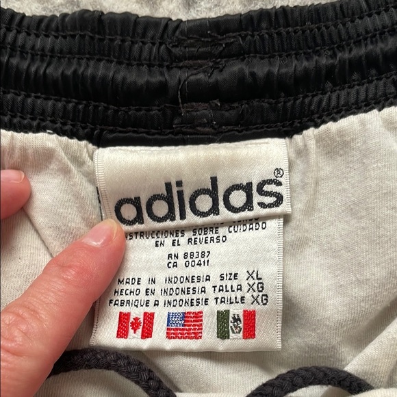 Adidas Black and White Sports Shorts - Picture 5 of 11